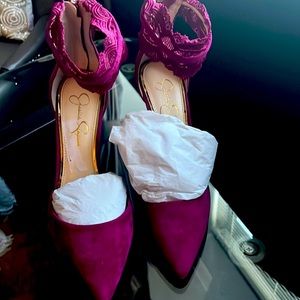 SEXY! Sangria Jessica Simpson Heels Size 8.5 NEW!